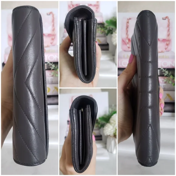 *SOLD* Authentic Pre-owned Yves Saint Laurent LouLou Flap Wallet - Picture 8 of 13